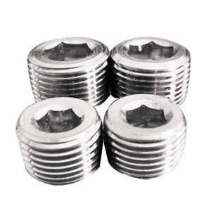 hexgaon socket pipe plugs,conical thead DIN906